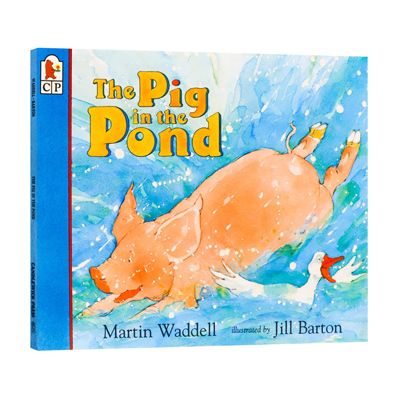 英文原版 The Pig in the Pond 池塘里的猪 3-7岁儿童动物游泳主题绘本 Martin Waddell 英文版 进口英语原版书籍