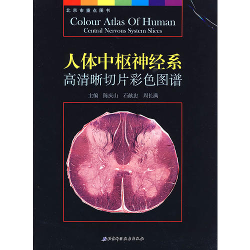 人体中枢神经系高清切片彩色图谱 陈庆山 北京科技 9787530437209 推荐 脊髓中胸髓 静脉 动脉 神经精神科学  书籍
