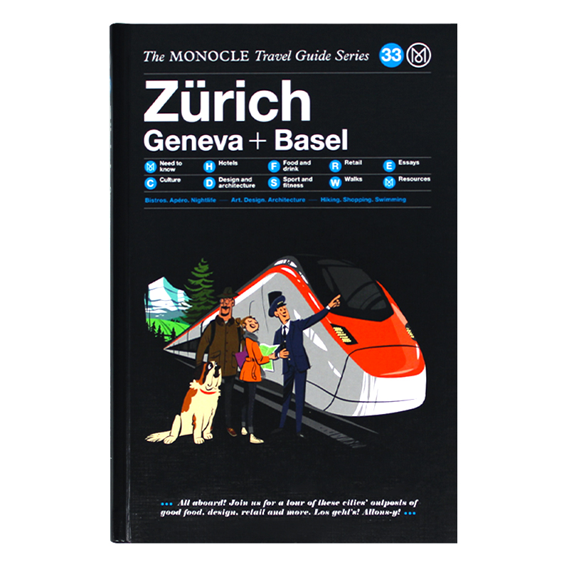 现货 Zürich Geneva + Basel: The Monocle Travel Guide Series 苏黎世 日内瓦和巴塞尔 城市旅行指南 英文原版