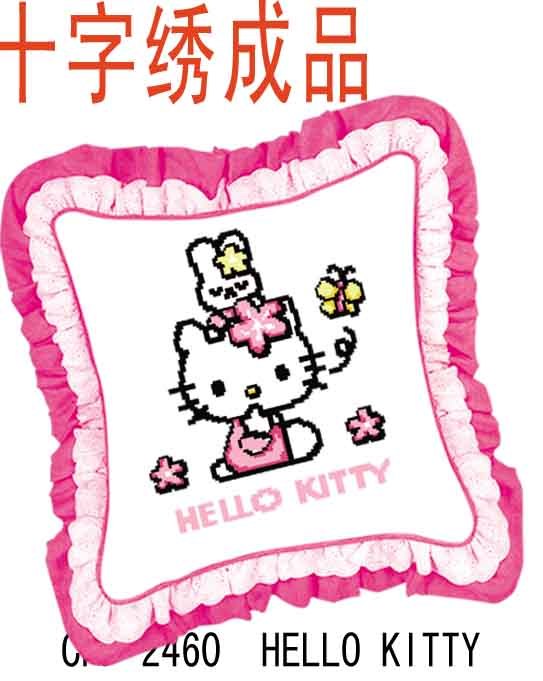 十字绣抱枕成品卡通图案大全动物hello KT/喜洋洋/KT猫米奇米老鼠