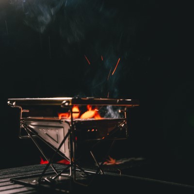 单人露营家用户外组装式小型迷你碳炉烧烤架1-2人