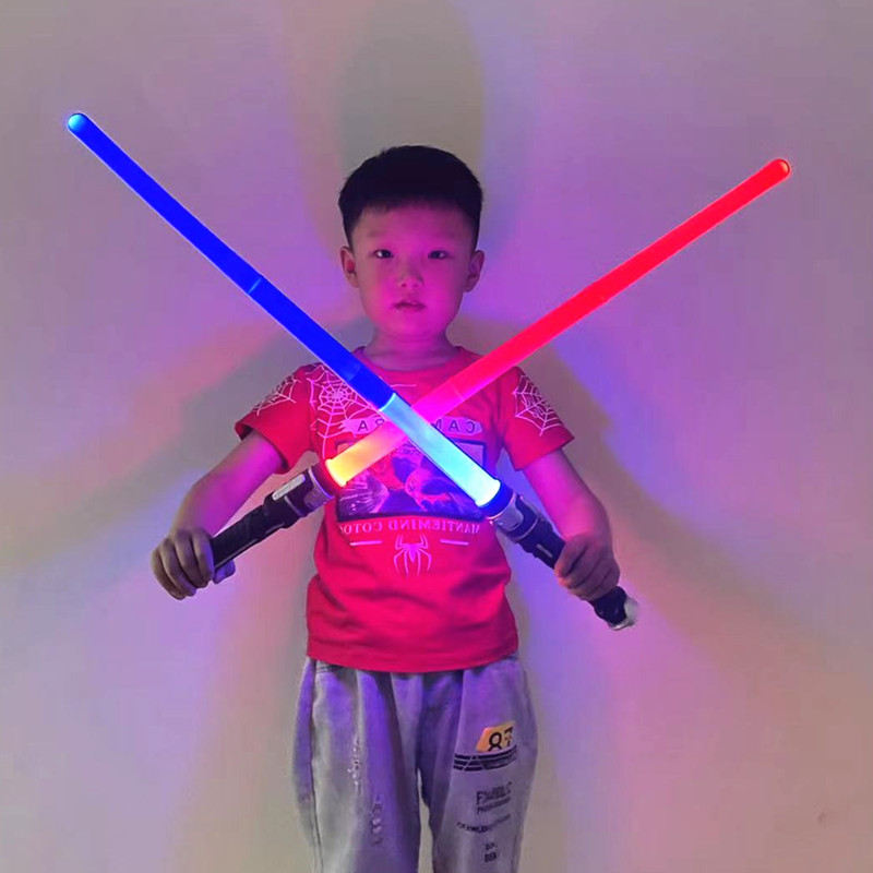 激光剑星球大战抖音光剑变装荧光闪光棒男孩儿童发光刀剑道具玩具