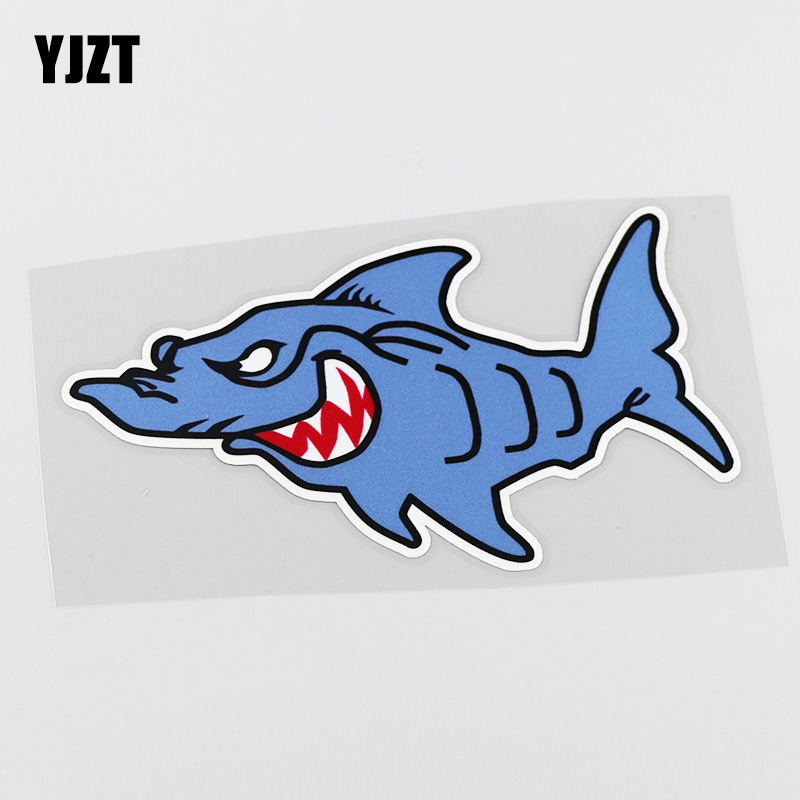 YJZT 个性动物凶猛的鲨鱼 车身贴纸 创意车贴 CS0102