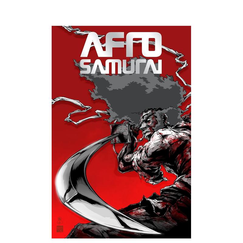 【预售】爆炸头武士 卷1 Afro Samurai Vol.1 英文进口原版漫画书