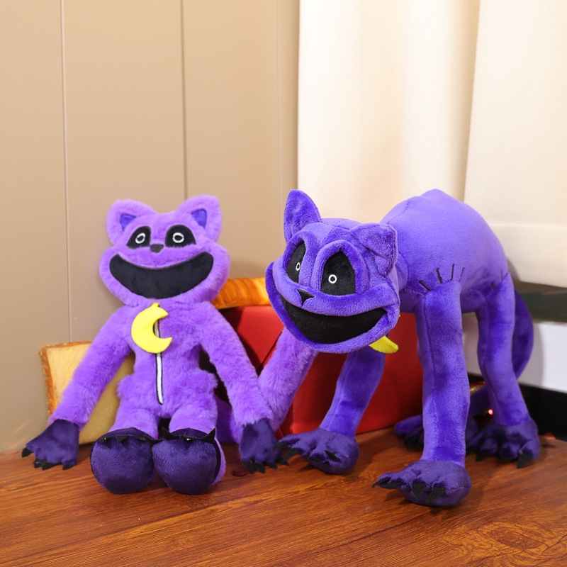 热销smiling critters恐怖紫猫公仔微笑动物怪物紫猫毛绒玩具