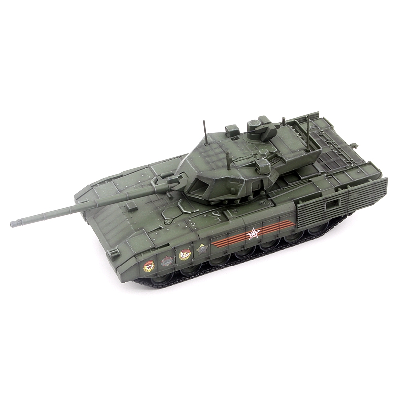 铁流Panzerkampf俄罗斯T-14阿玛塔主战坦克红场阅兵 成品模型1/72