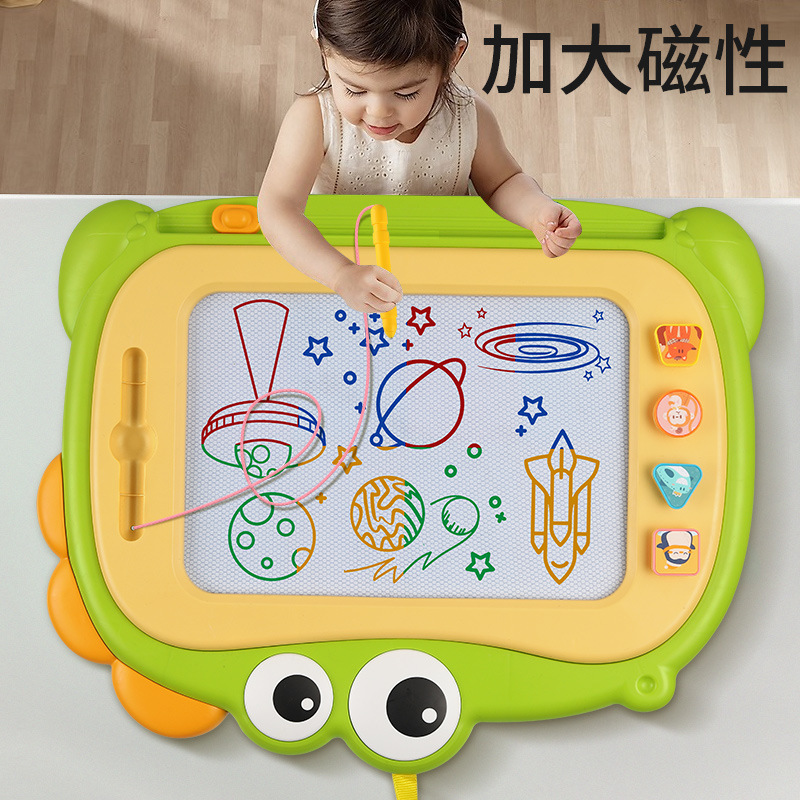儿童画板磁性画画板玩具写字板家用涂鸦板磁力彩色绘画架画桌