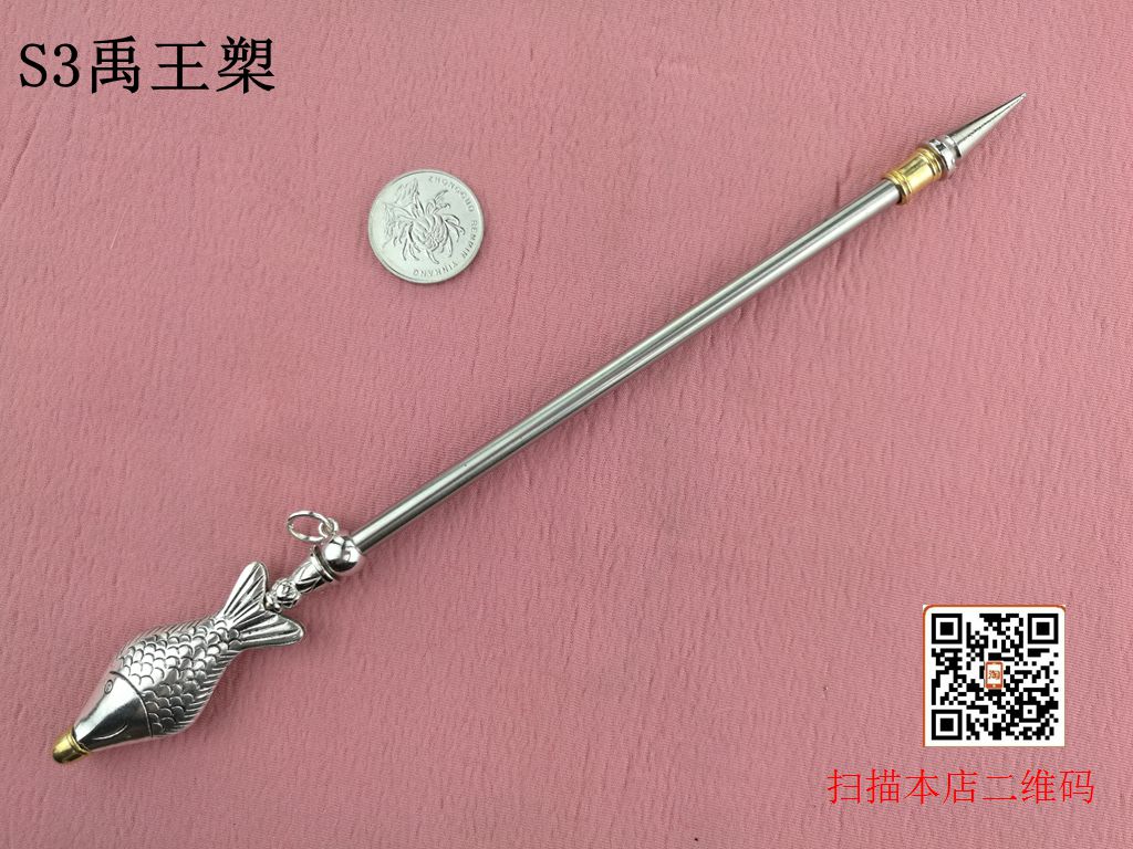 6：1金属手工中国古代兵器静态模型十八般冷兵器人偶配件