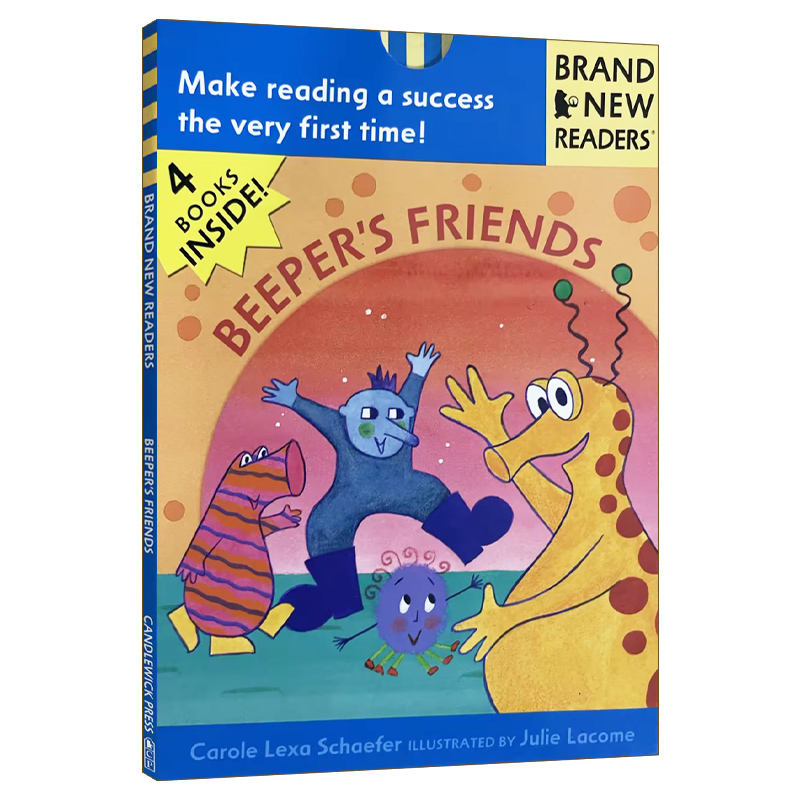 彼伯的朋友们 英文原版 Beeper's Friends Brand New Readers 4个小故事合集 儿童绘本 Candlewick分级读物 英文版 进口英语原版书