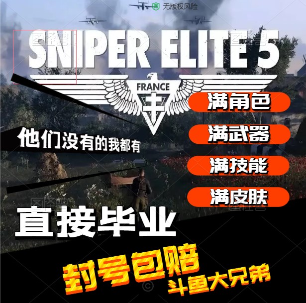 STEAM PC  狙击精英5 Sniper Elite 5代练 存档 修改 武器 技能