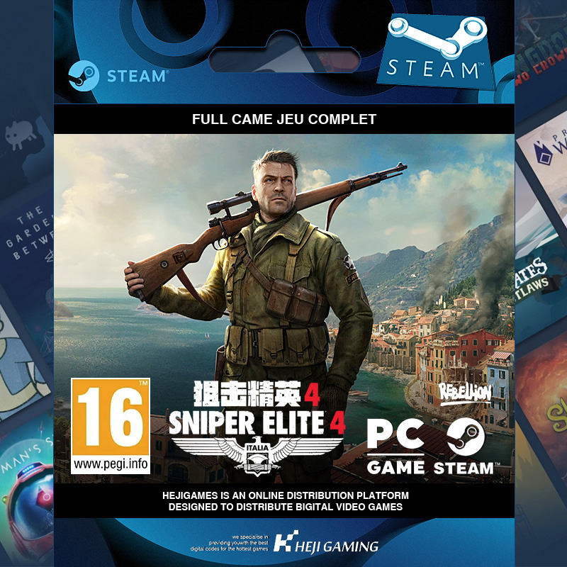 PC中文正版Steam游戏 Sniper Elite 4 狙击精英4 激活码CDKey全球